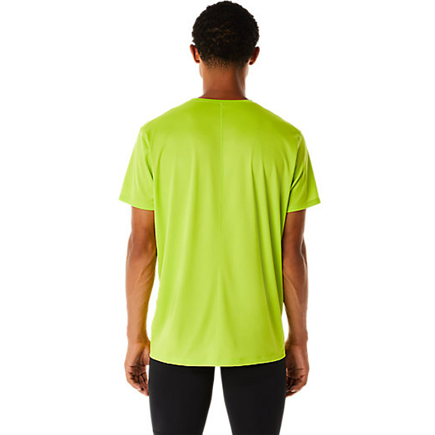 Camisola de Manga Curta Homem Running Asics Core Amarelo 2/5
