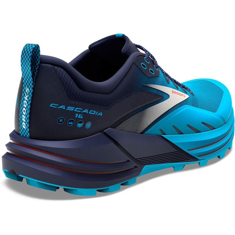 Chaussures de Trail Bleu Homme Brooks Cascadia 16