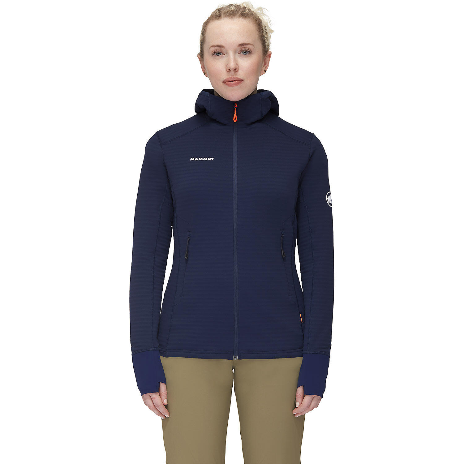 Felpa in pile da donna Mammut Taiss Light ML Hooded 4/7