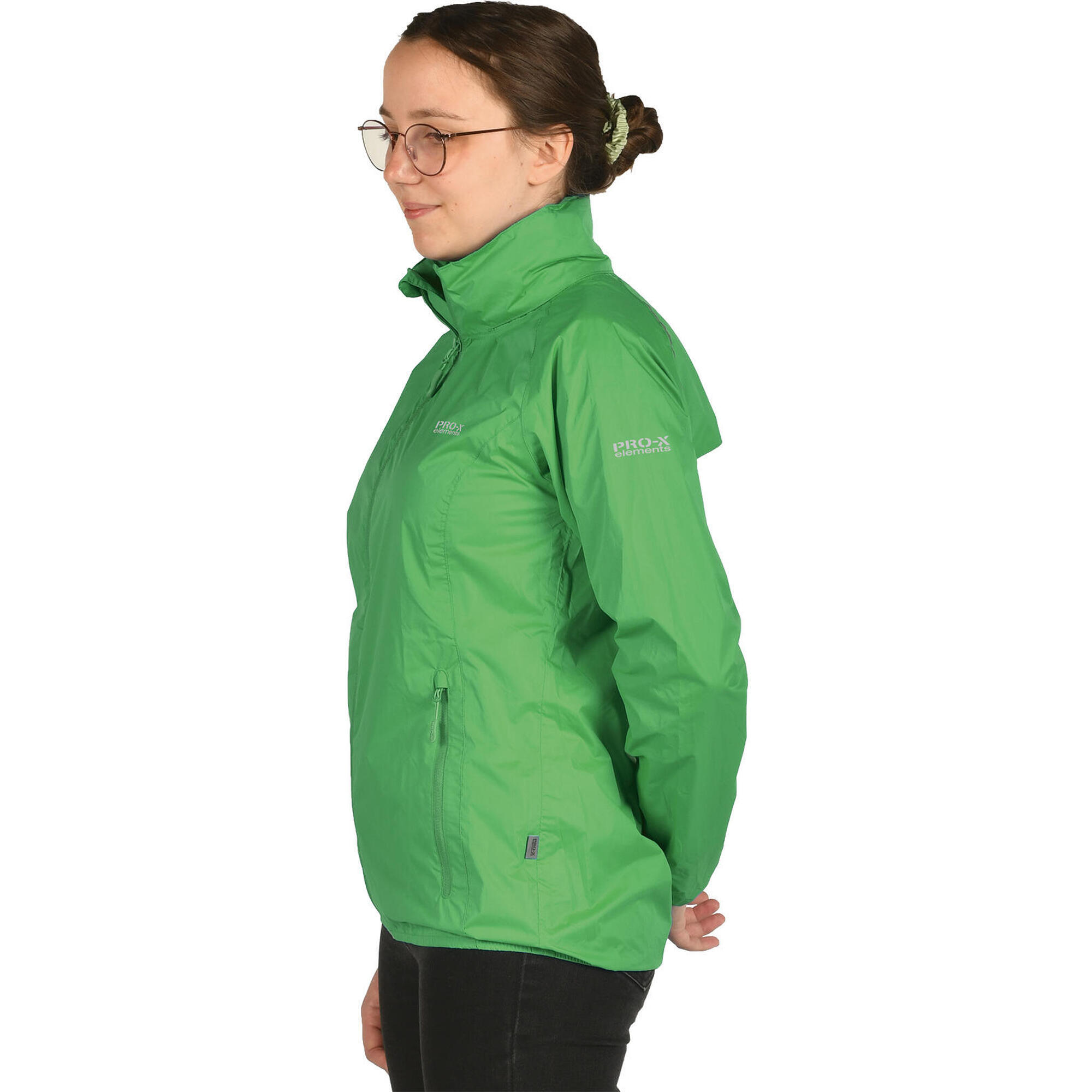 Women's cycling jacket LADY bamboo-green