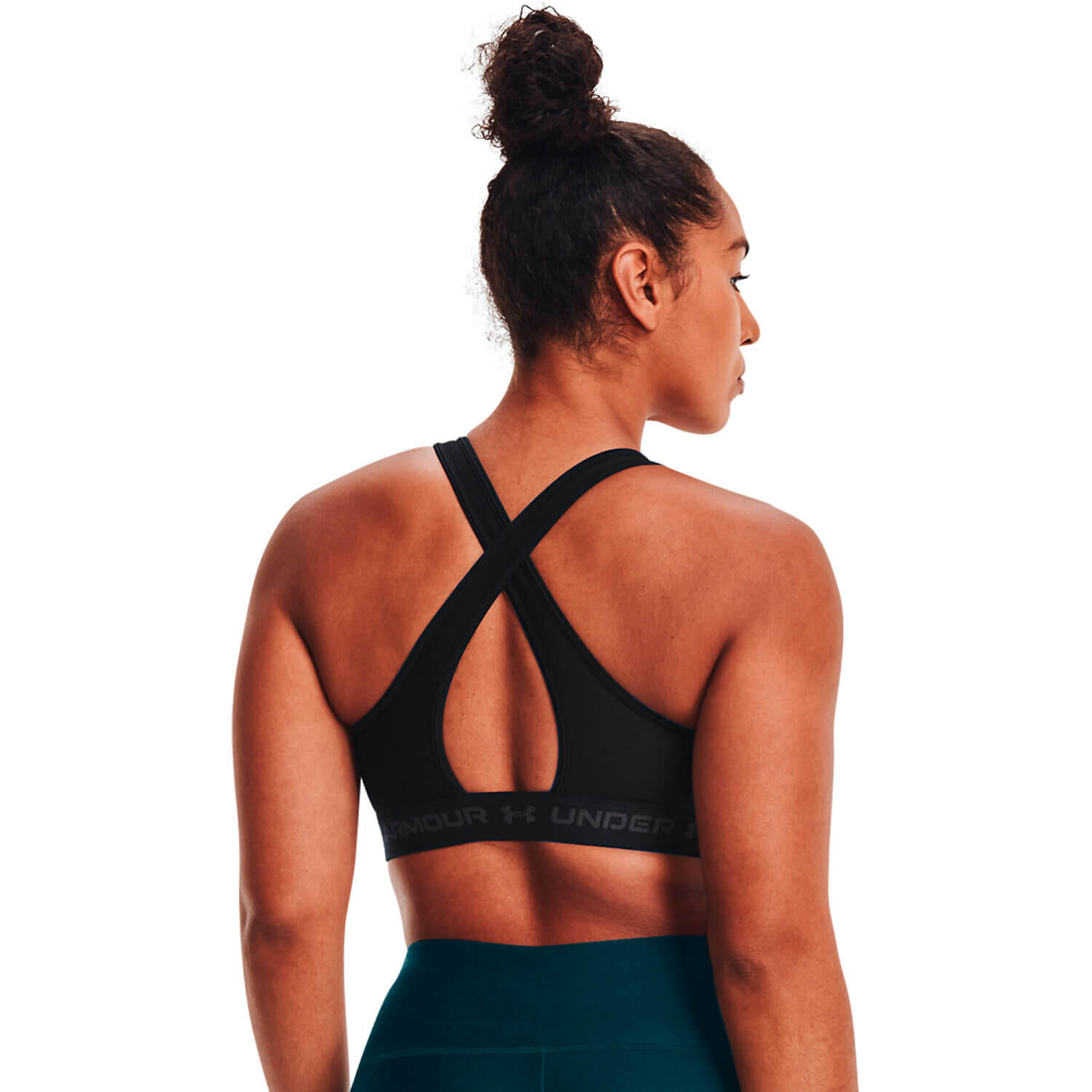 Under Armour Crossback Bra Schwarz Dame 6/7