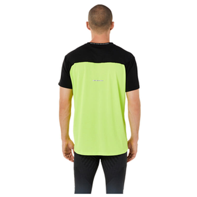 Camiseta de Manga Corta Hombre Asics Race Amarillo