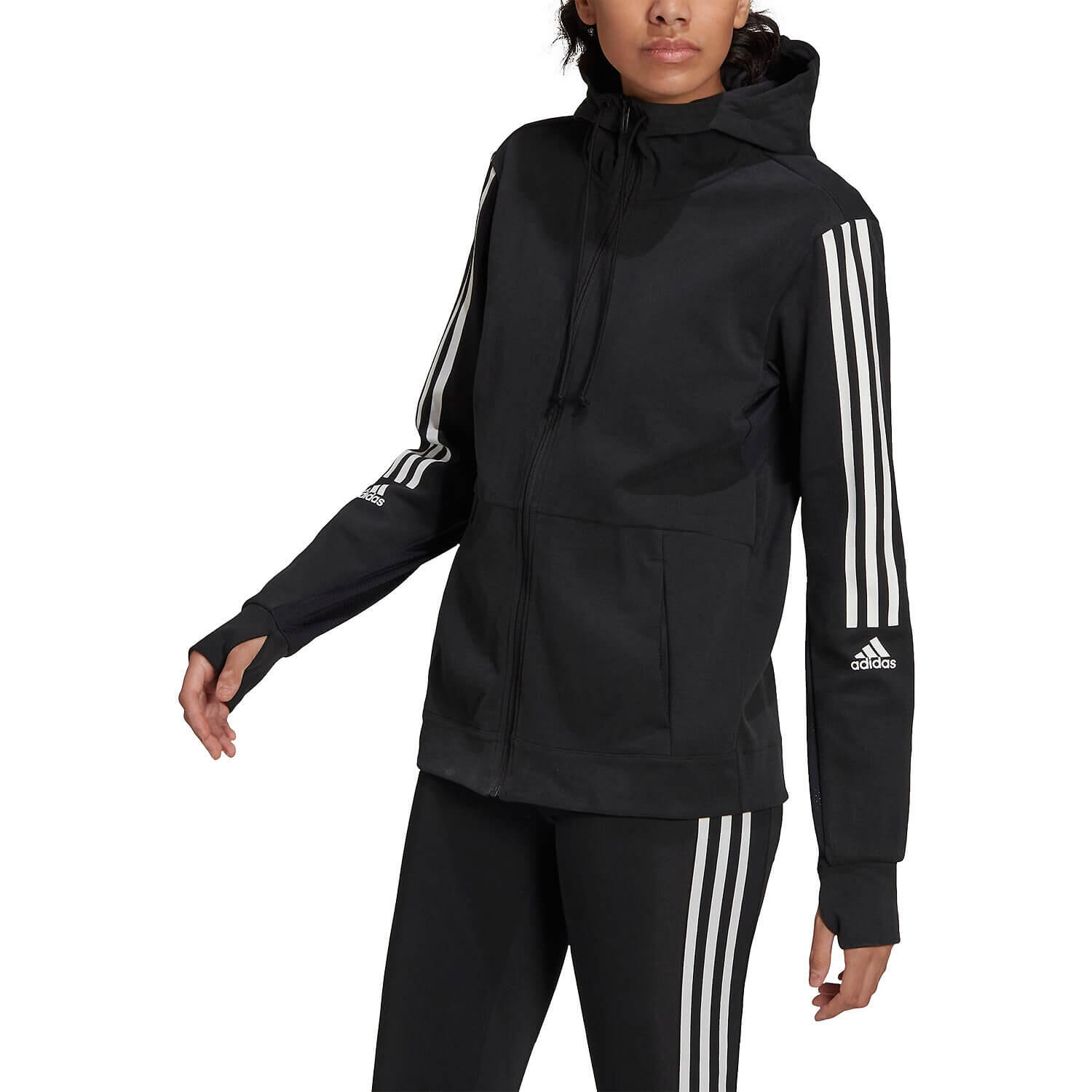 Kapuzenjacke Frau adidas AEROREADY Made for Training 6/7