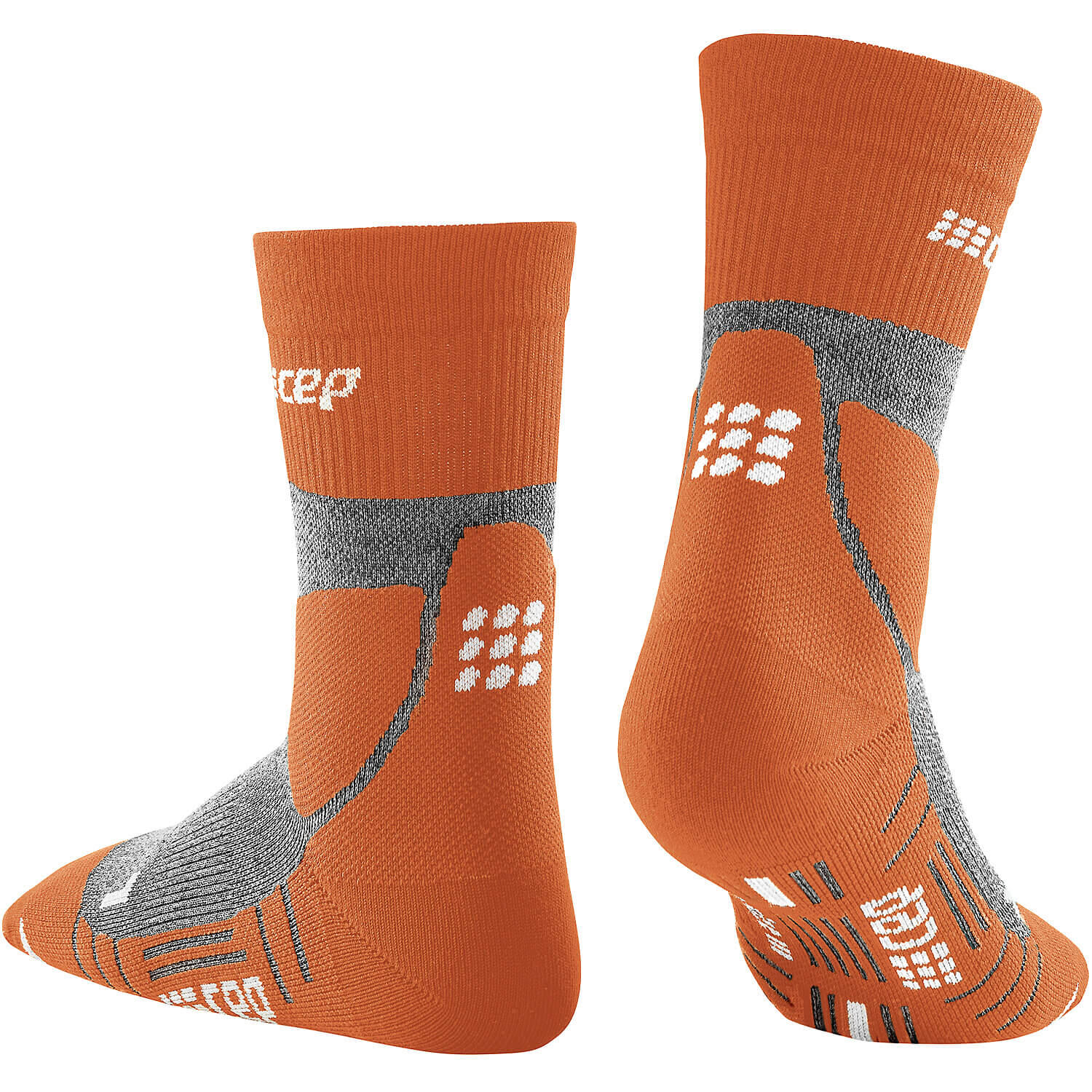 Chaussettes de compression mi-mollets de randonnée en mérinos femme CEP Compress 4/7