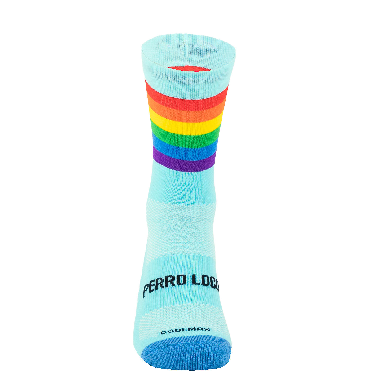 Calcetines Deportivos Running Perro Loco unisex LGTBI Azul 2/3