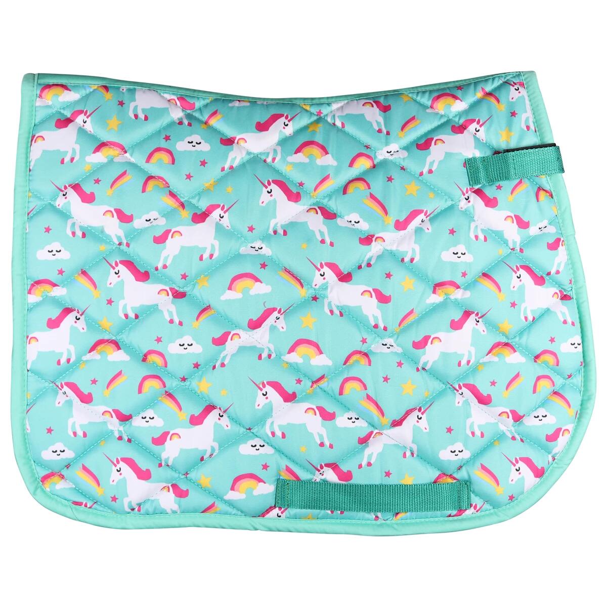 Tapis de Selle Licorne Shetland HB Turquoise 2/2