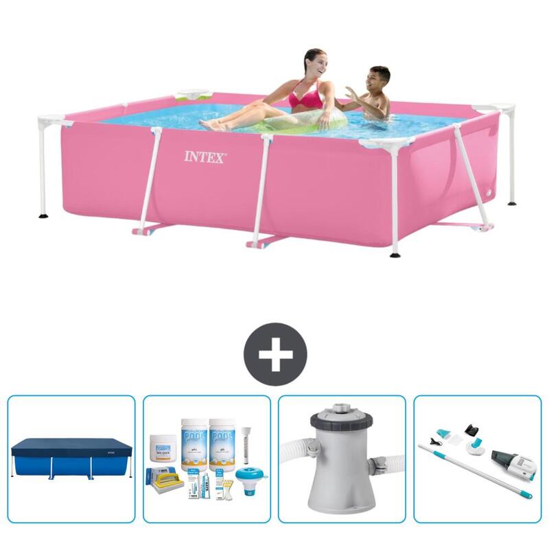 Piscine rectangulaire Intex 220x150x60 cm avec Accessoires - 282665