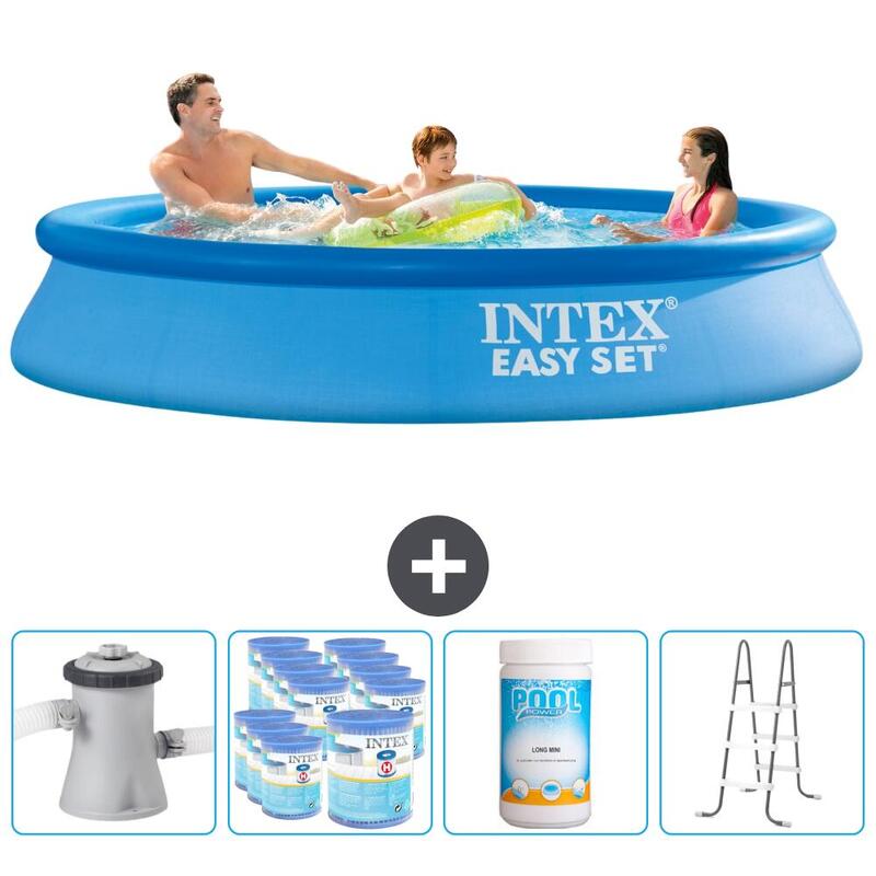 Intex Rond Opblaasbaar Zwembad - 305x61 cm met Accessoires - 2811896