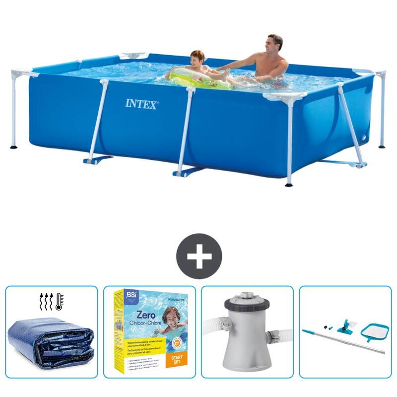 Piscine rectangulaire Intex 260x160x65 cm avec Accessoires - 2827114