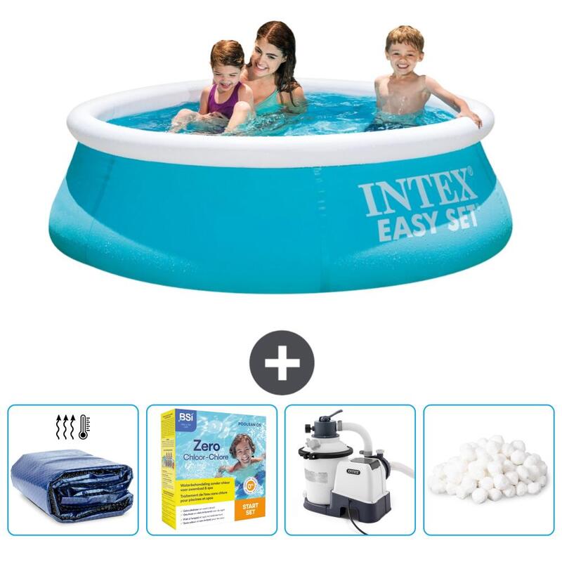 Piscine Gonflable Ronde Intex - 183x51 cm avec Accessoires - 2810170