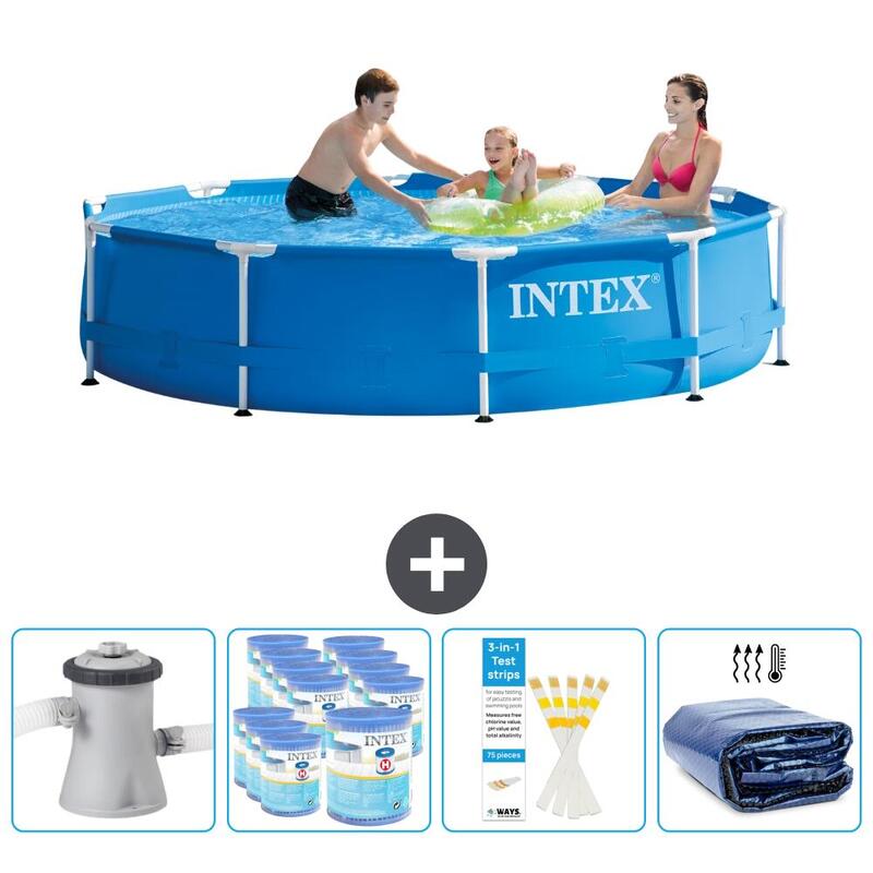 Intex Rond Frame Zwembad 305x76 cm met Accessoires - 2820286