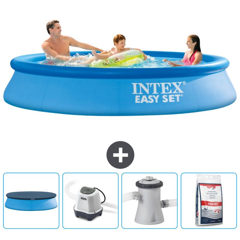 Piscine Gonflable Ronde Intex - 305x61 cm avec Accessoires - 2811653