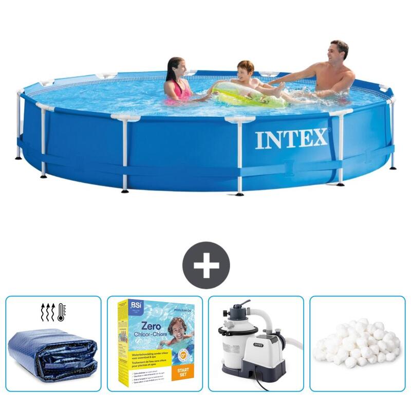 Intex Rond Frame Zwembad 366x76 cm met Accessoires - 2821070