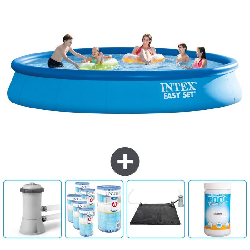 Intex Rond Opblaasbaar Zwembad - 457x84 cm met Accessoires - 2815892