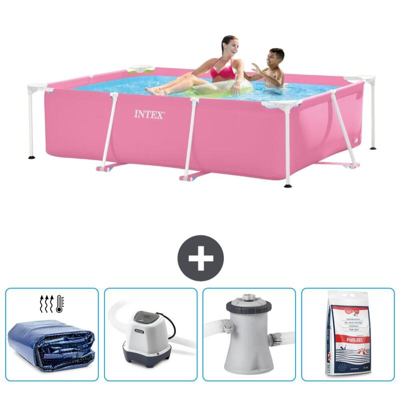 Piscine rectangulaire Intex 220x150x60 cm avec Accessoires - 2826654