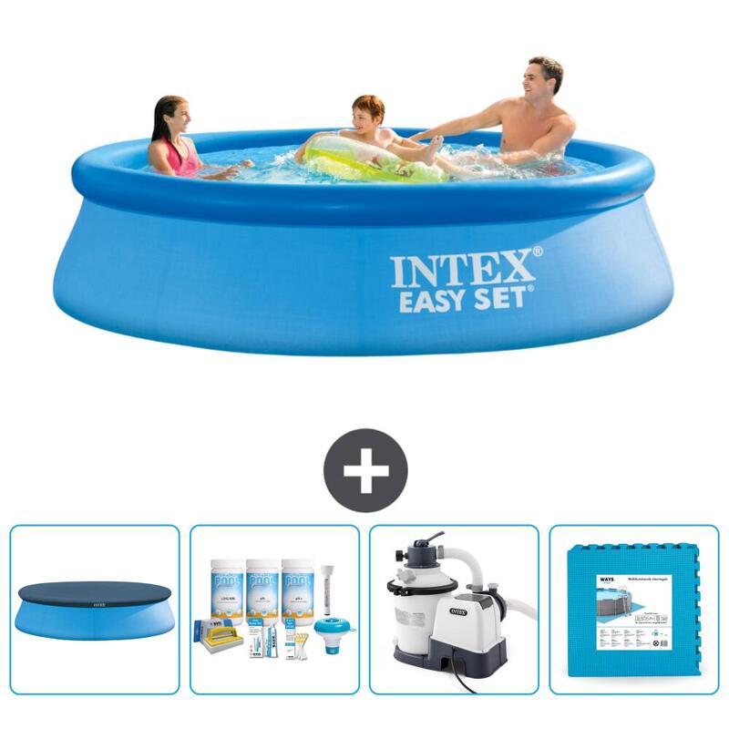 Piscine Gonflable Ronde Intex - 305x76 cm avec Accessoires - 2812060