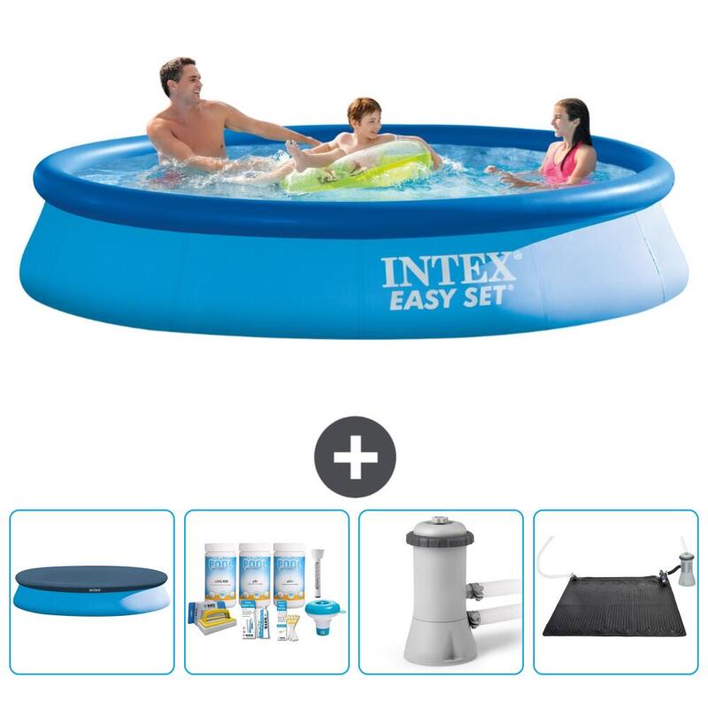 Piscine Gonflable Ronde Intex - 366x76 cm avec Accessoires - 281304