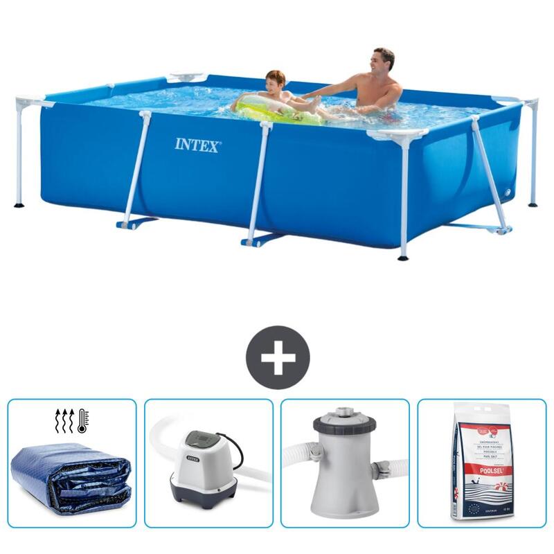 Piscine rectangulaire Intex 260x160x65 cm avec Accessoires - 2827154