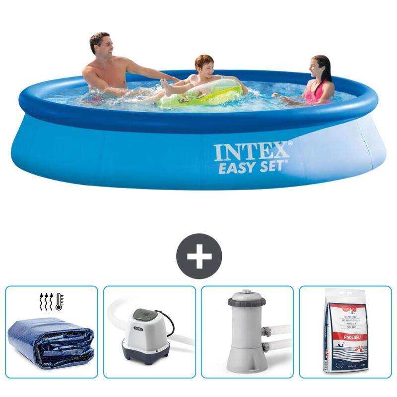 Intex Rond Opblaasbaar Zwembad - 366x76 cm met Accessoires - 2813053