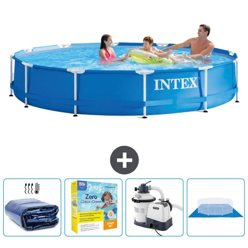 Intex Rond Frame Zwembad 366x76 cm met Accessoires - 2821066