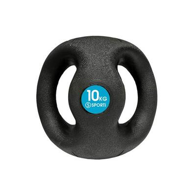 Medicijnbal met dubbel handvat sporti france