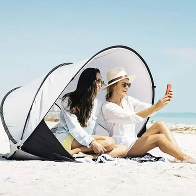 Tenda de spiaggia Luxury Pop Up XXL - Argento