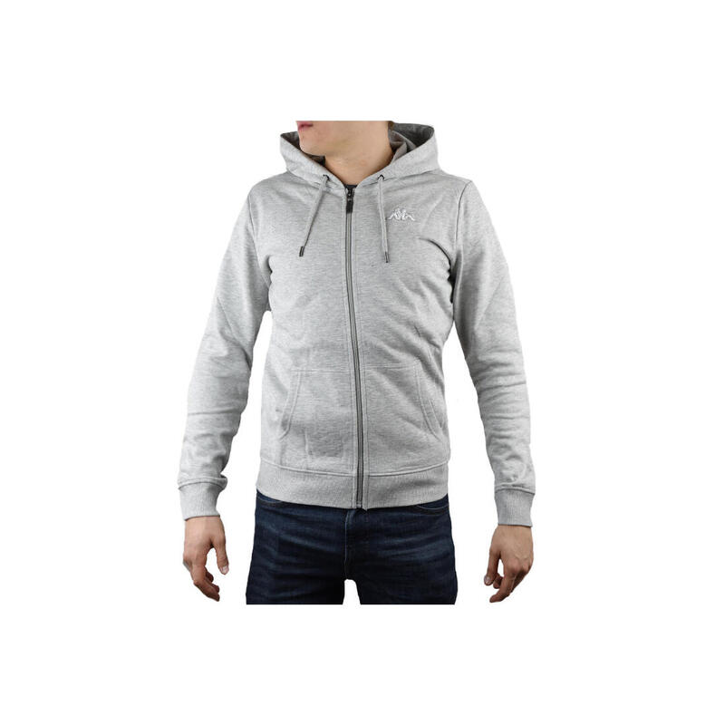 Kappa Veil Hooded, Homme, Fitness, pulls molletonnés, gris