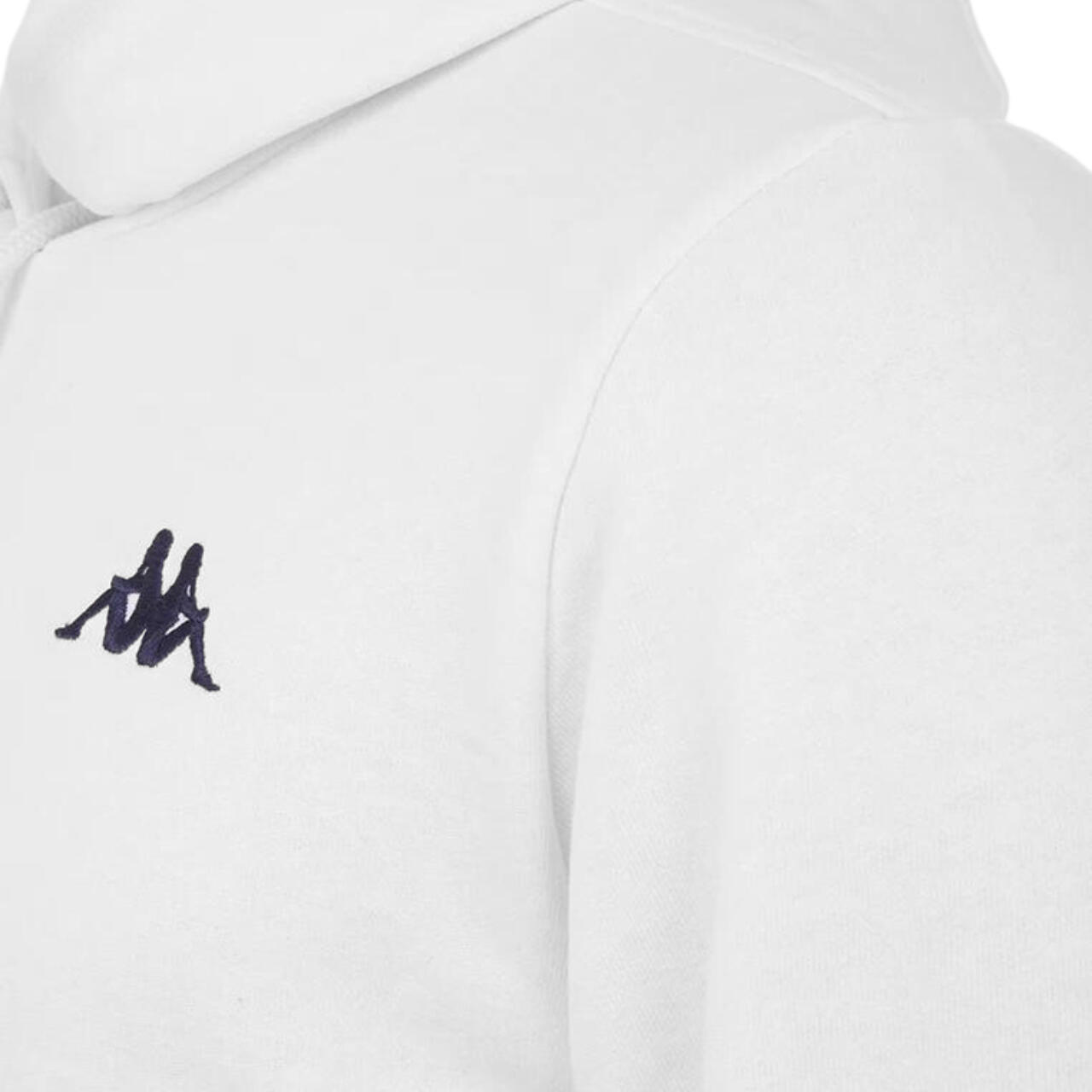 Kappa Vend Hooded, Homme, Fitness, pulls molletonnés, blanc 4/4
