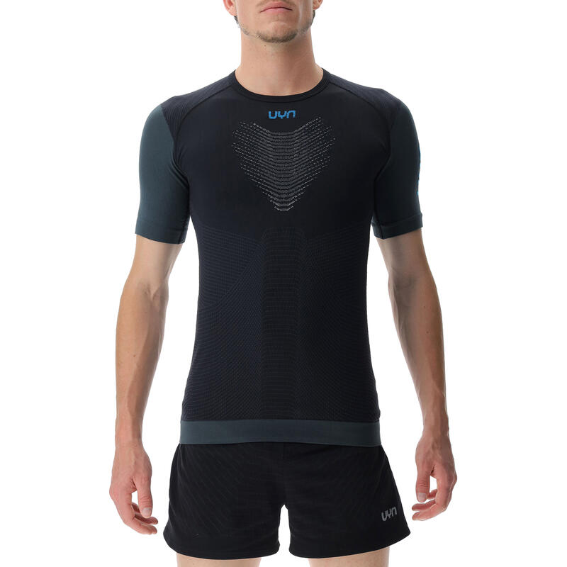 Camiseta de Running de hombre de Running de Pb42 Ow negro