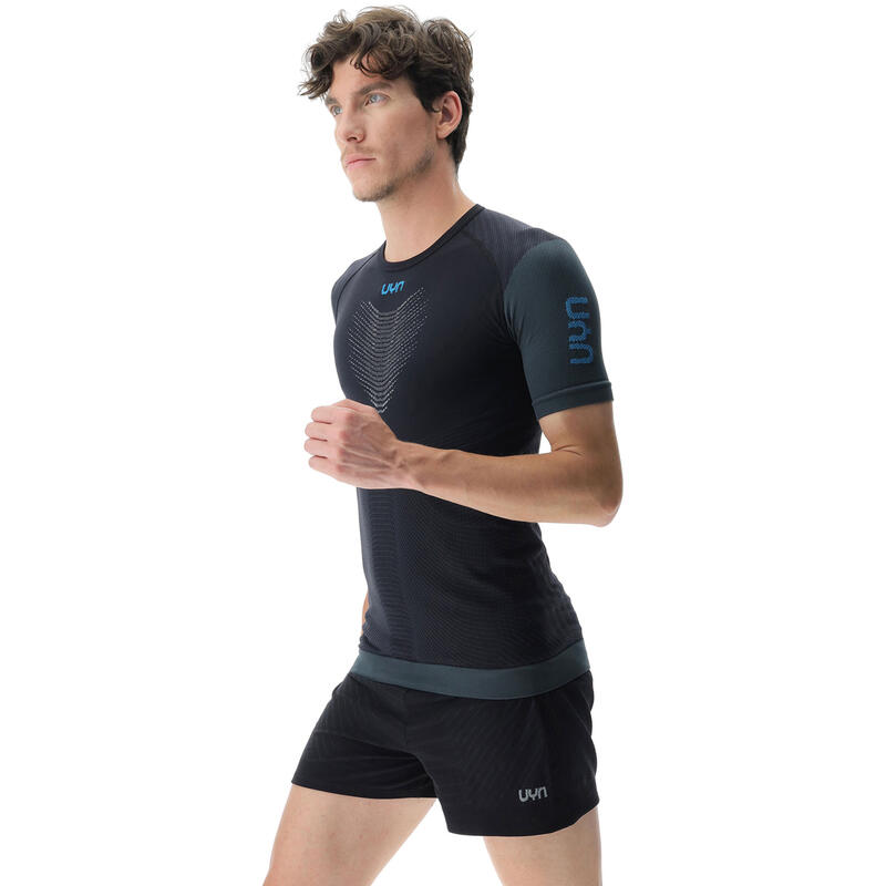 Camiseta de Running de hombre de Running de Pb42 Ow negro