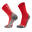 RØFF SOCKS® Ultimate Grip Sock - taille 43-46, ROUGE - Chaussettes football