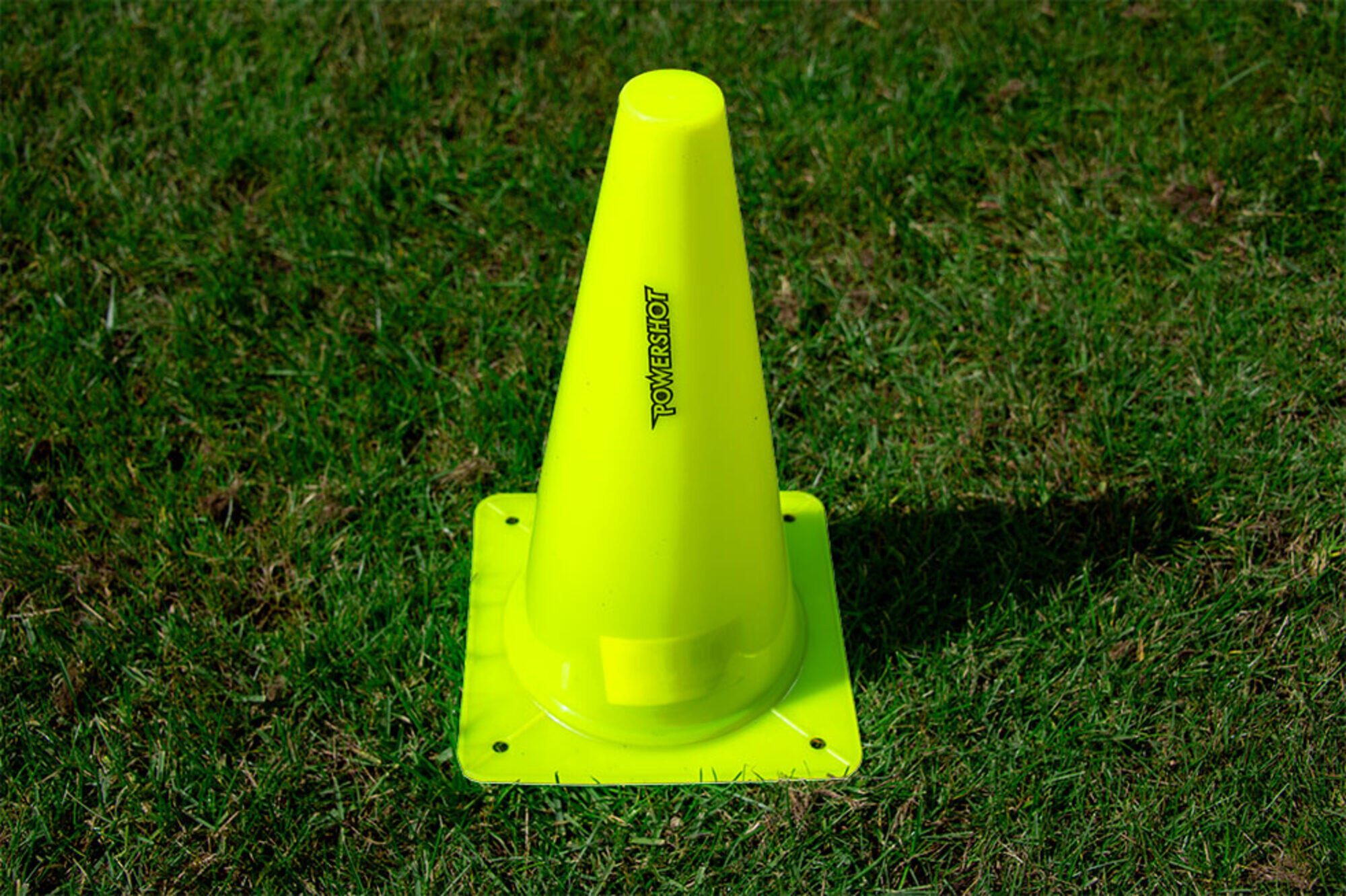 Set van 4 grenskegels - Geel 30 cm 3/3