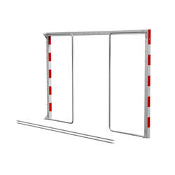 But de handball compétition pliable et mobile en acier