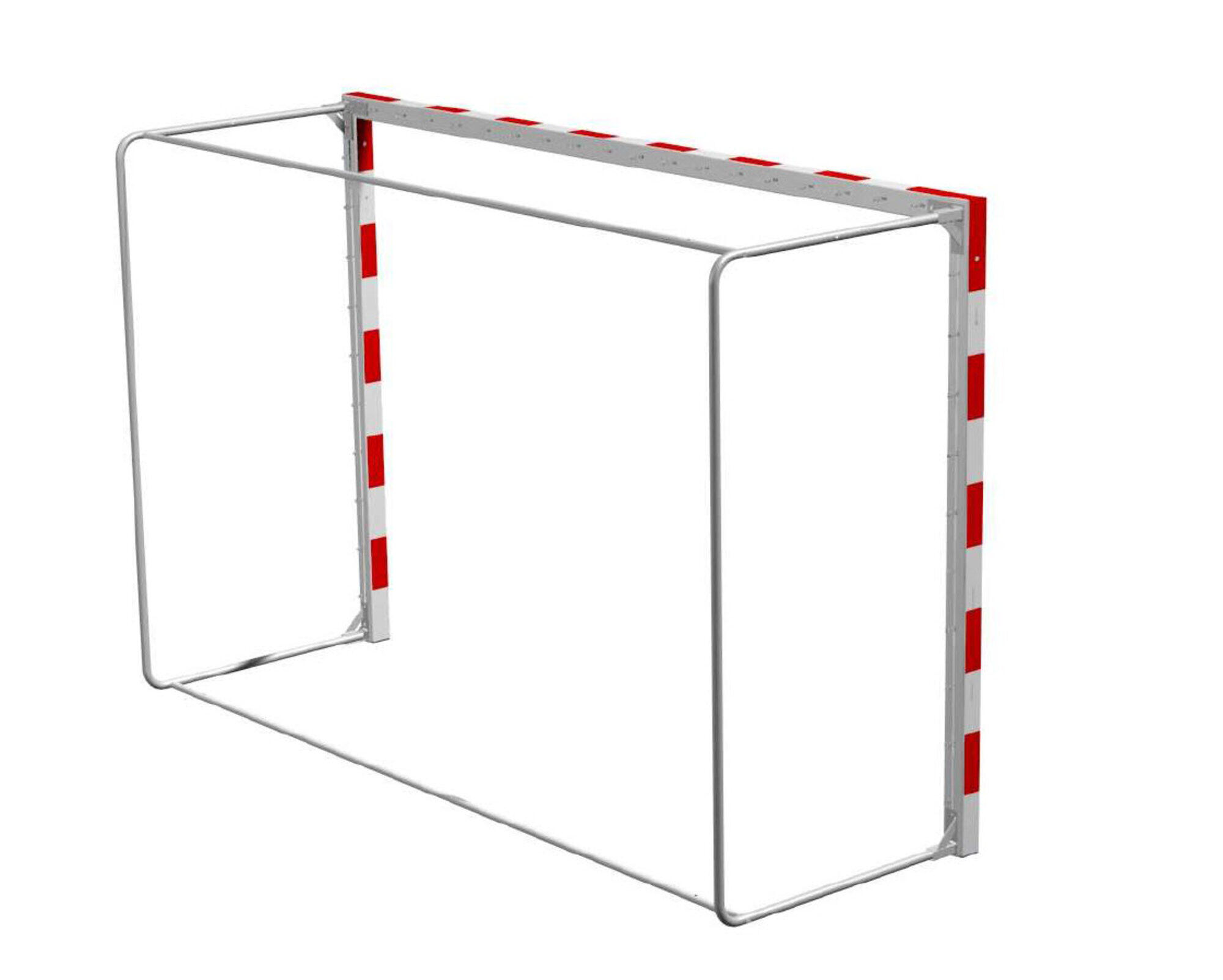 Porta da pallamano da competizione pieghevole e mobile in alluminio 2/3