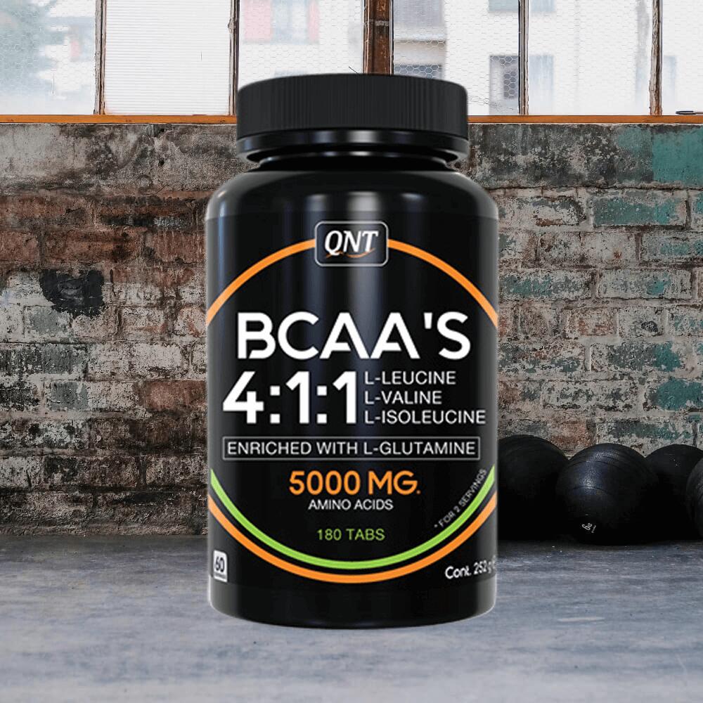 QNT BCAA 4:1:1 + L-Glutamine 180tabs QNT 4/5