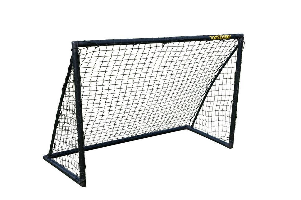 Bramka do piłki nożnej (1,8 x 1,2 m - PVC) + czarna ścianka strzelecka