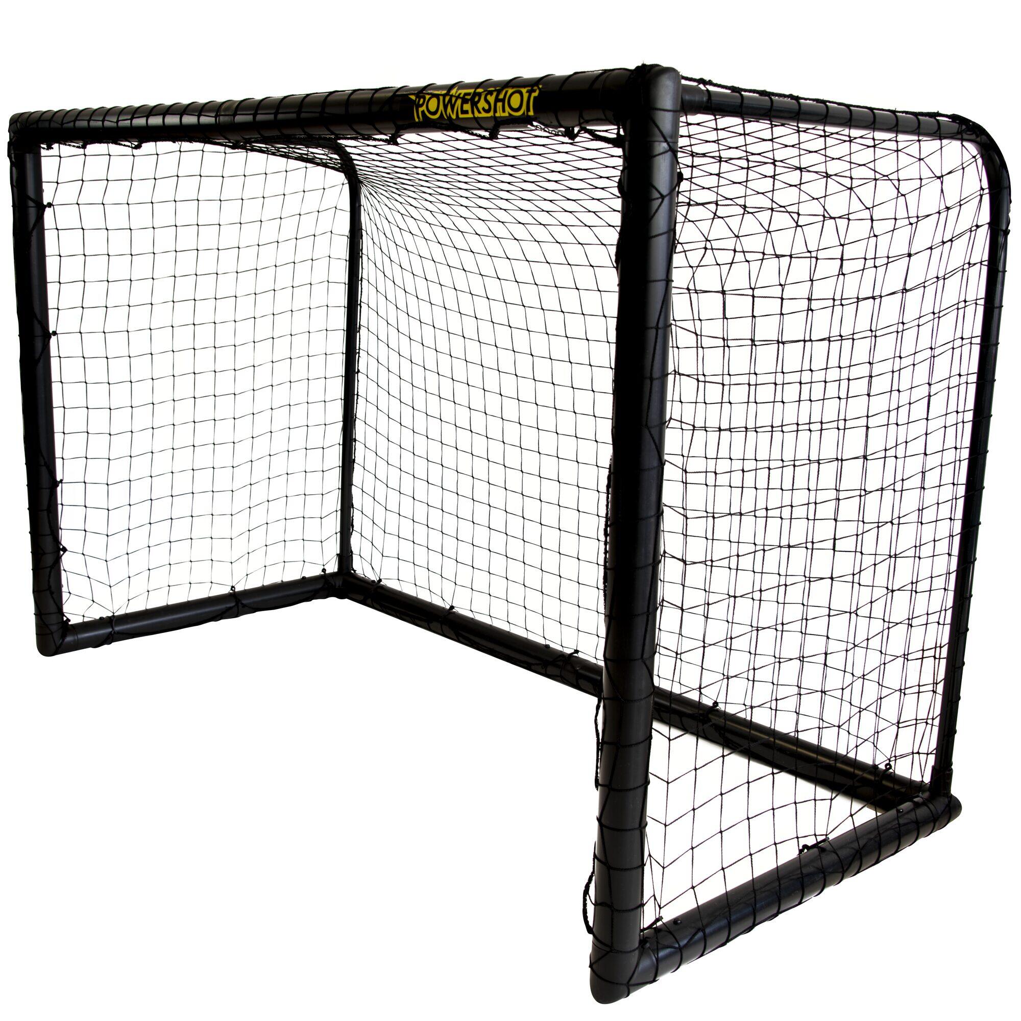 Baliza de futebol 1,8 x 1,2 m BLACK EDITION + bola Powershot tamanho 5
