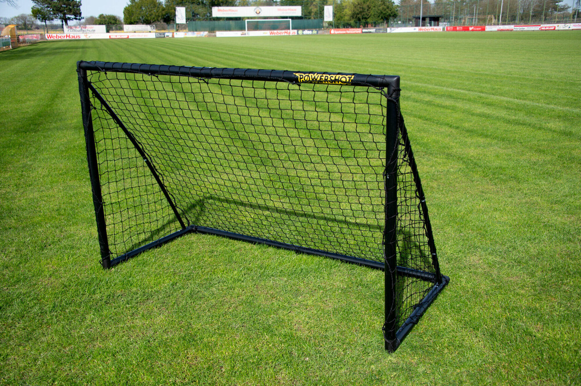 Para bramek do piłki nożnej - 1,8 x 1,2 m - PVC - Czarne