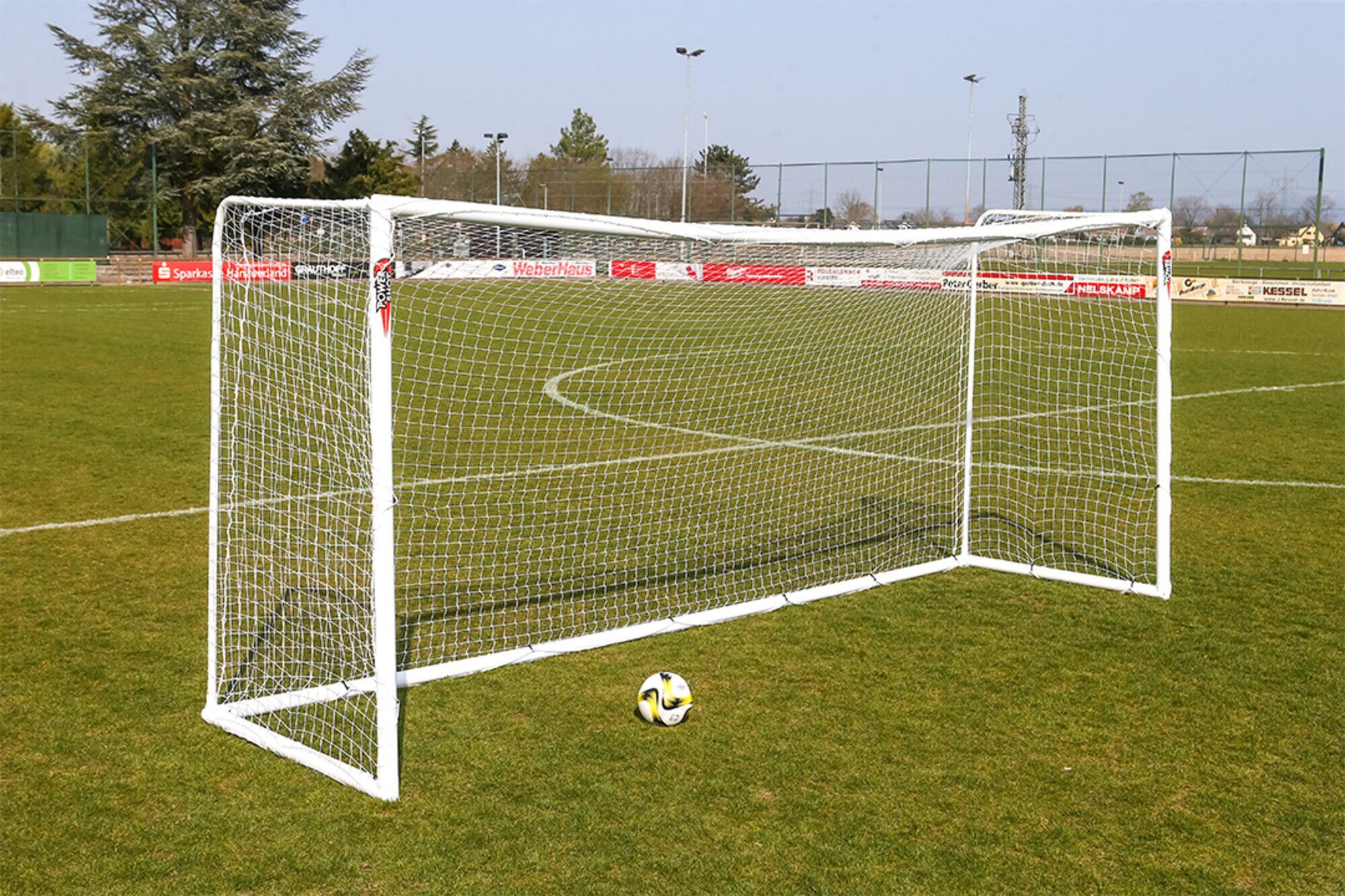 Voetbaldoel POWERSHOT 5 x 2 m mVC + Schietwand 4/4