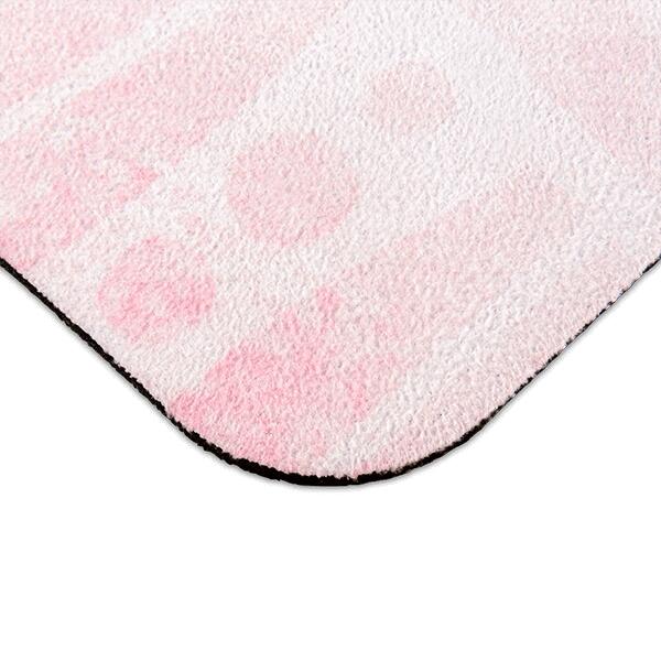 Yoga mat - 0,5 cm - suede - Marble Pink