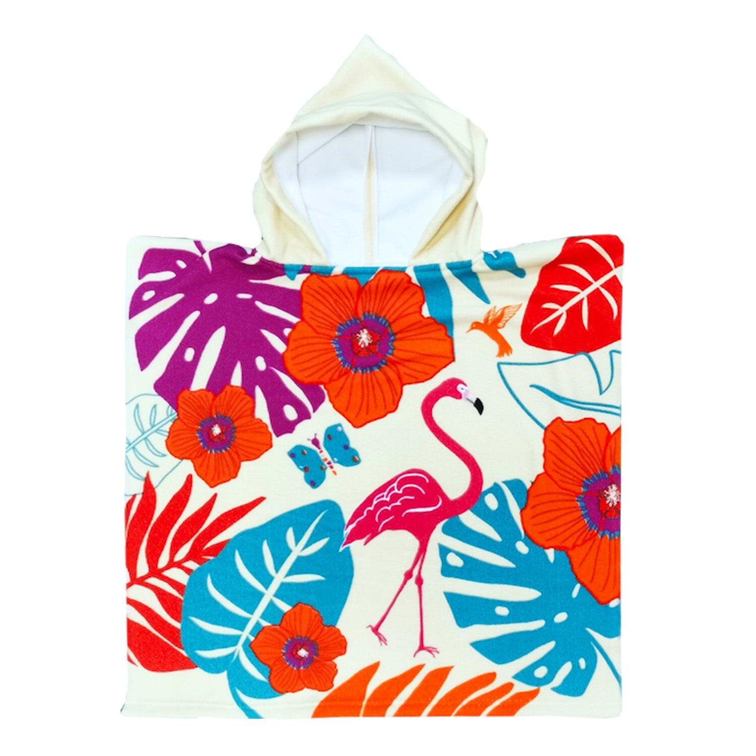 Kinder-Poncho Microvezel Multicolor 60x60 250g/m² - Poncho Lindy 1/2