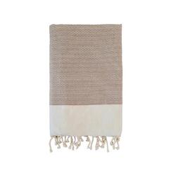 Fouta traditionnelle Athena 100x200 190g/m² taupe