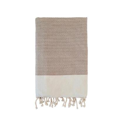 Fouta nid d'abeille traditionnelle Orange 200x200 190g/m² - Athena Orange XL