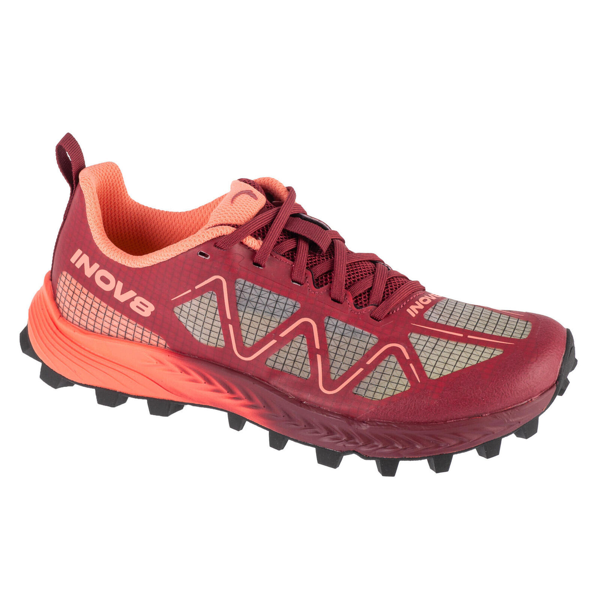 Inov-8 - Chaussures De Running Pour Femmes Mudtalon Speed W - Chaussures De Sport - Marron|rouge - 38,5 - Decathlon