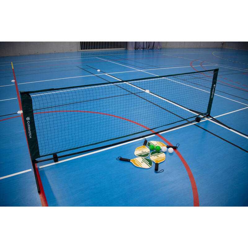 Kit completo de pickleball: ¡raquetas, pelota y red!