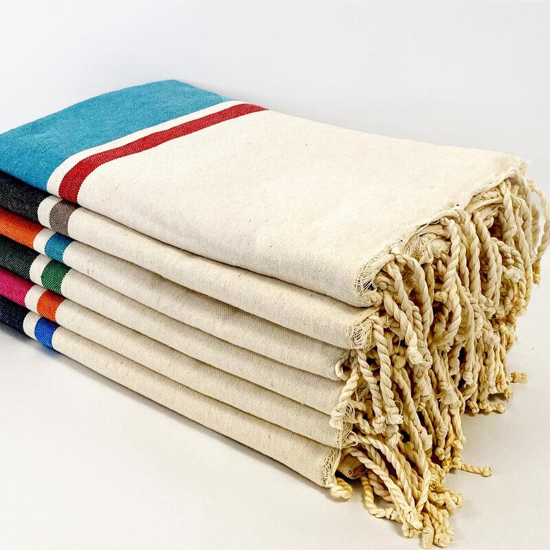 Fouta traditionnelle Helios 100x200 190g/m² orange