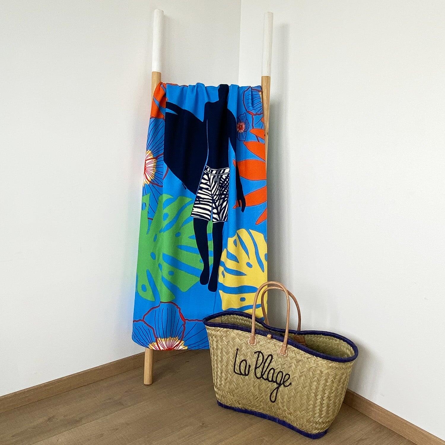 Serviette de plage microfibre - Paulo - 90x170cm - 250g/m² 2/4