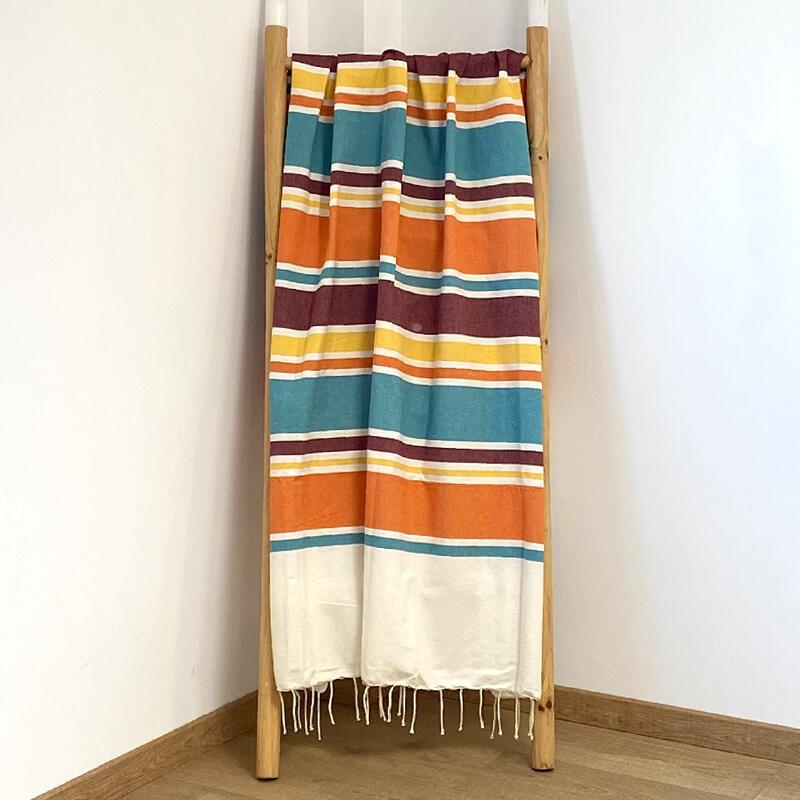 Fouta traditionnelle Helios 100x200 190g/m² orange