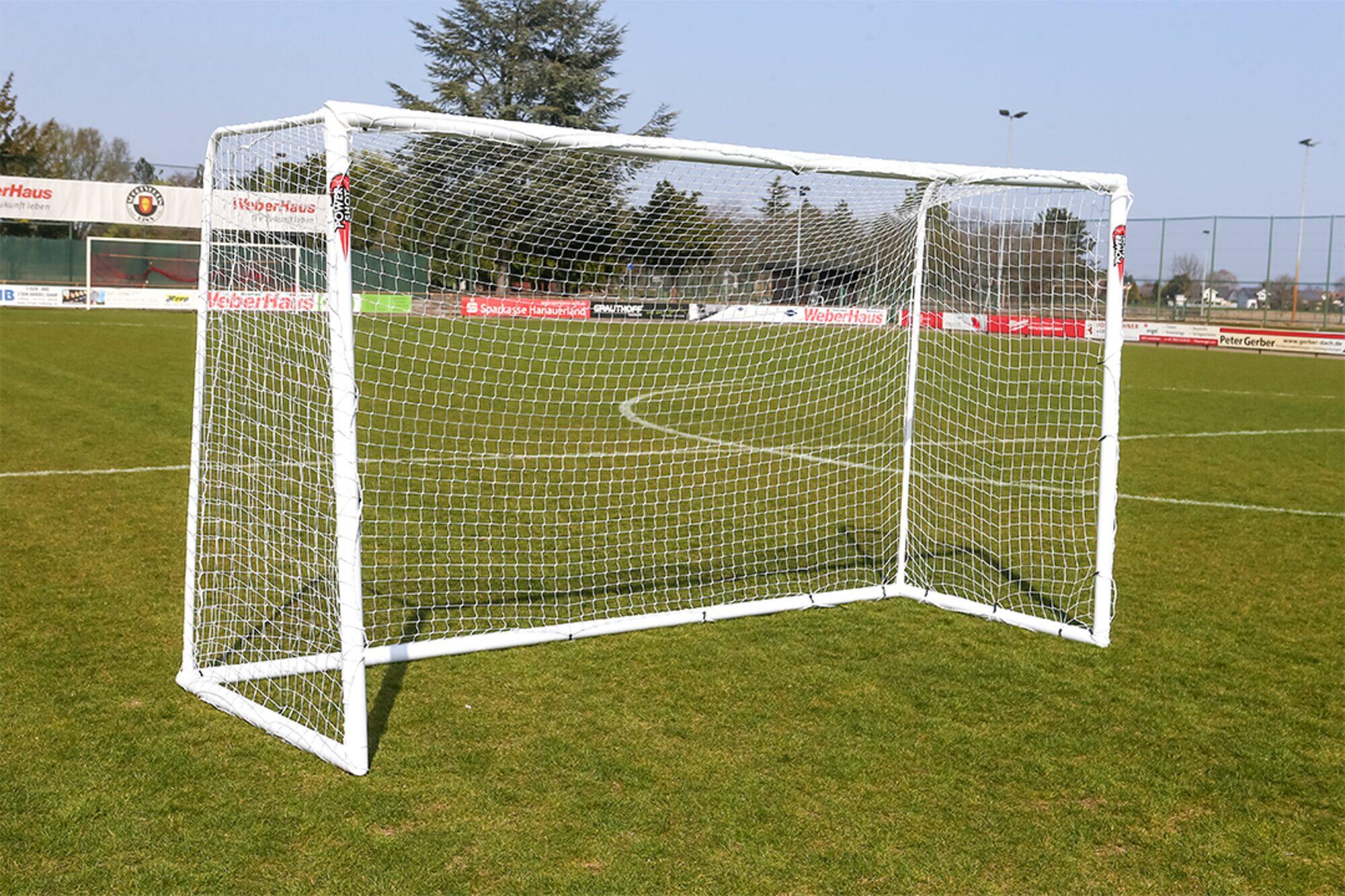 Porta da calcio POWERSHOT 5 x 2 m m uPVC con pallone 4/4