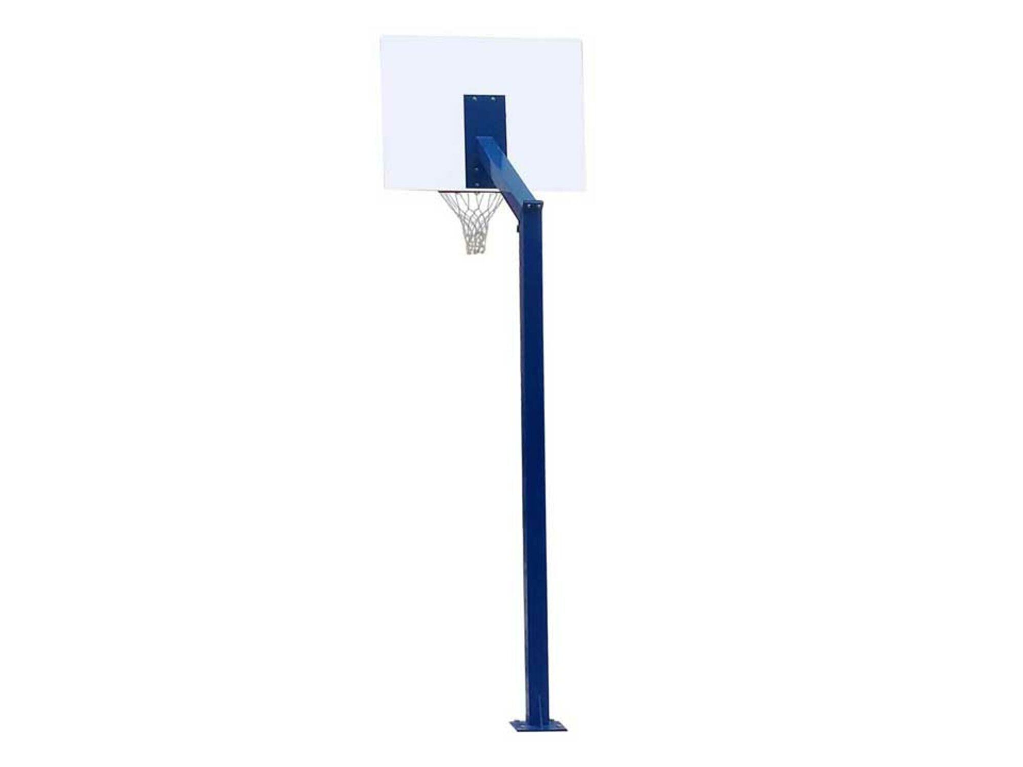 Cesto de basquetebol para exterior sobre placa de base 2,60m 2/3